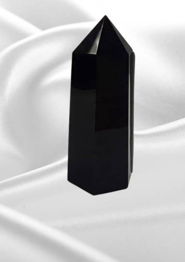 Banded Obsidian Crystal Point BOP25 image 0